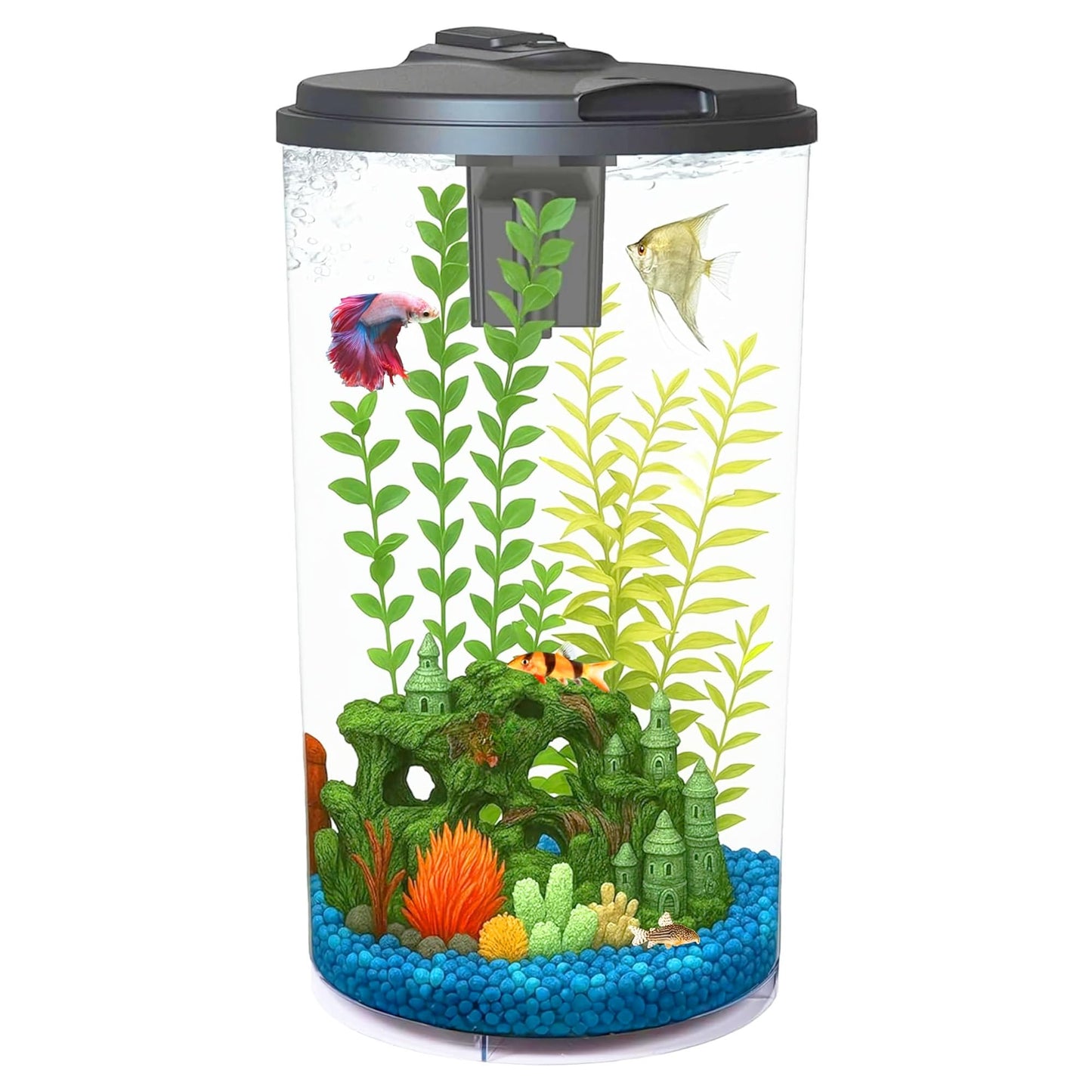 AquaView 360 6-Gal Fish Tank Kit