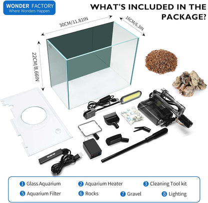2.6 Gal Desktop Aquarium Kit
