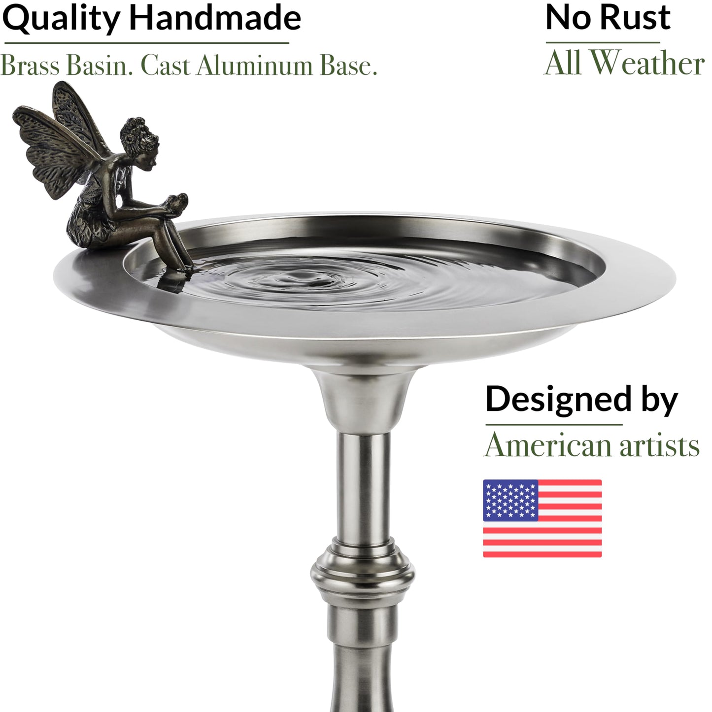 Bronze Buddha Bird Bath