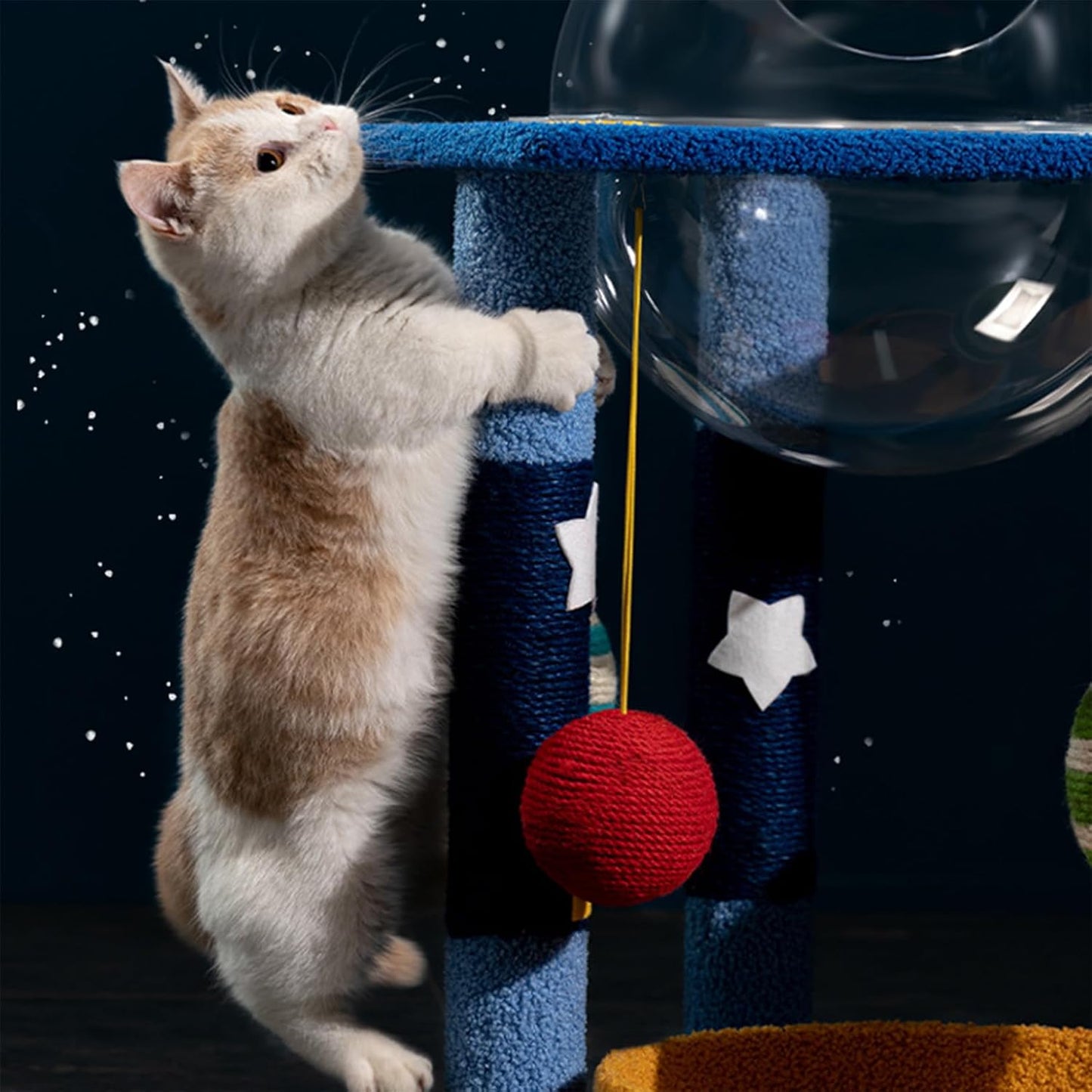 Cat Tree Tower 66cm Planet Theme