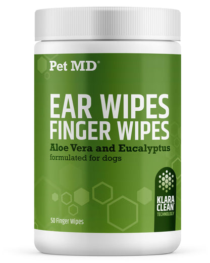 Pet MD Dog Ear Wipes - 100 Count