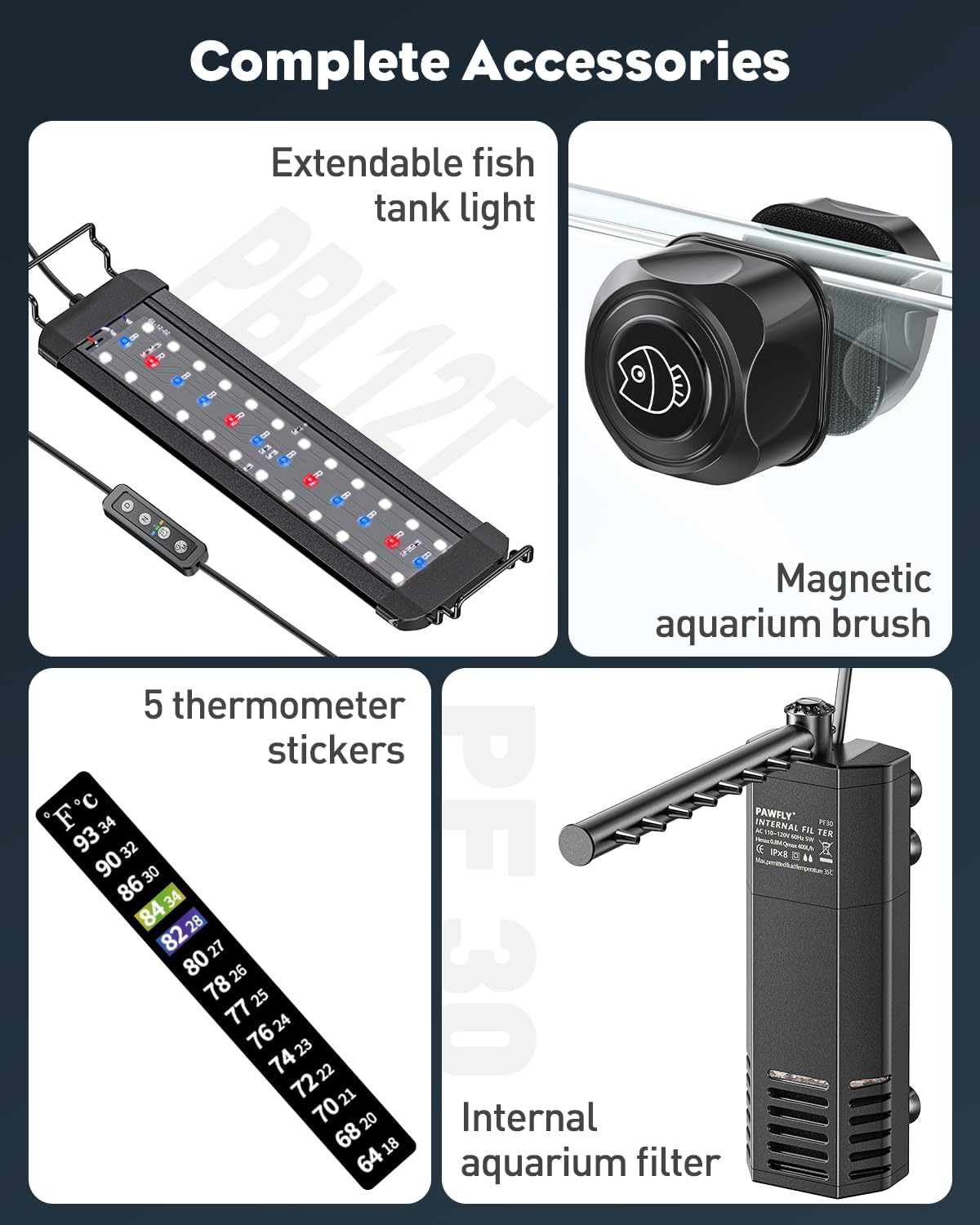 5 Gallon Rimless Aquarium Kit