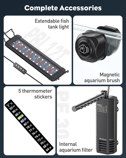 5 Gallon Rimless Aquarium Kit