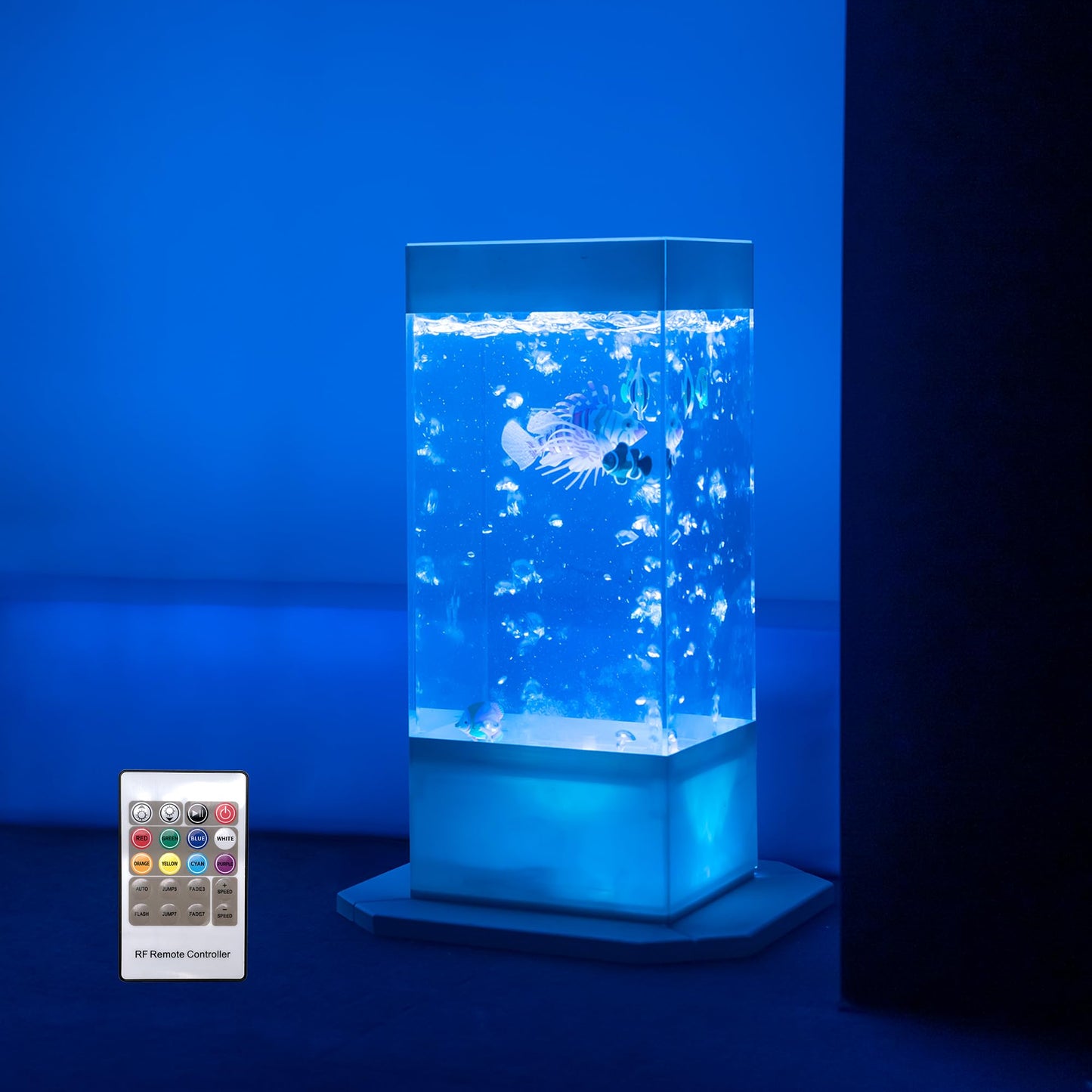 32" Bubble Fish Lamp with Remote