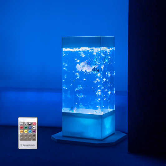 32" Bubble Fish Lamp with Remote