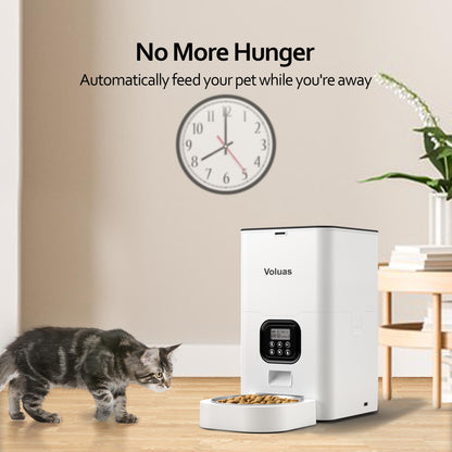 Auto Cat & Dog Feeder with Timer & Voice