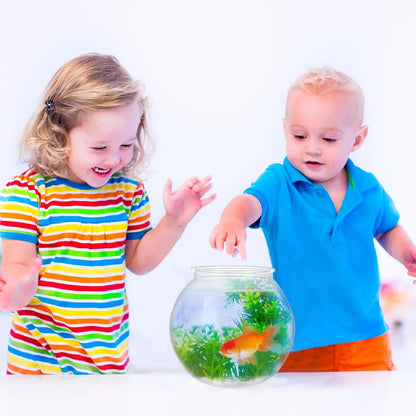 Mifoci 3Pcs Clear Plastic Fish Bowls