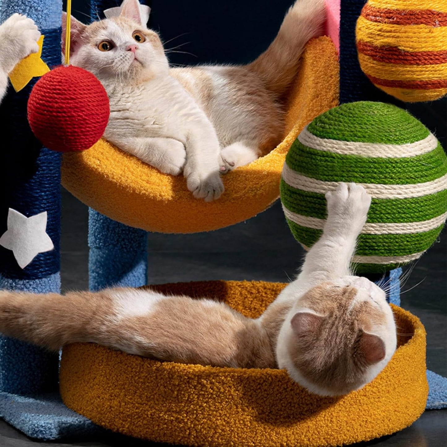 Cat Tree Tower 66cm Planet Theme
