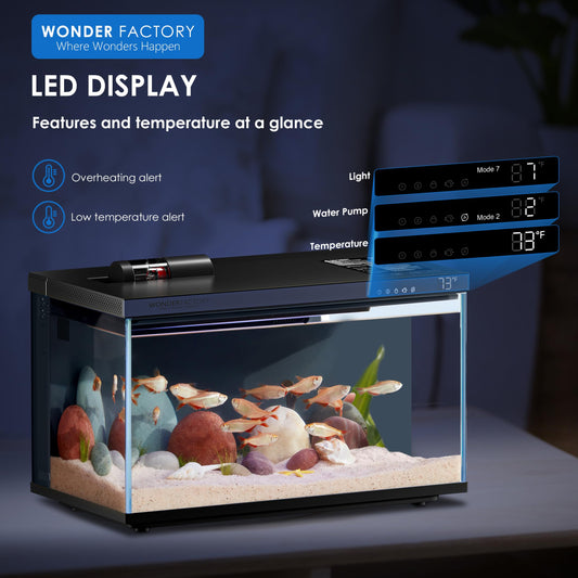 Smart 5-Gal Aquarium with LED & Feeder