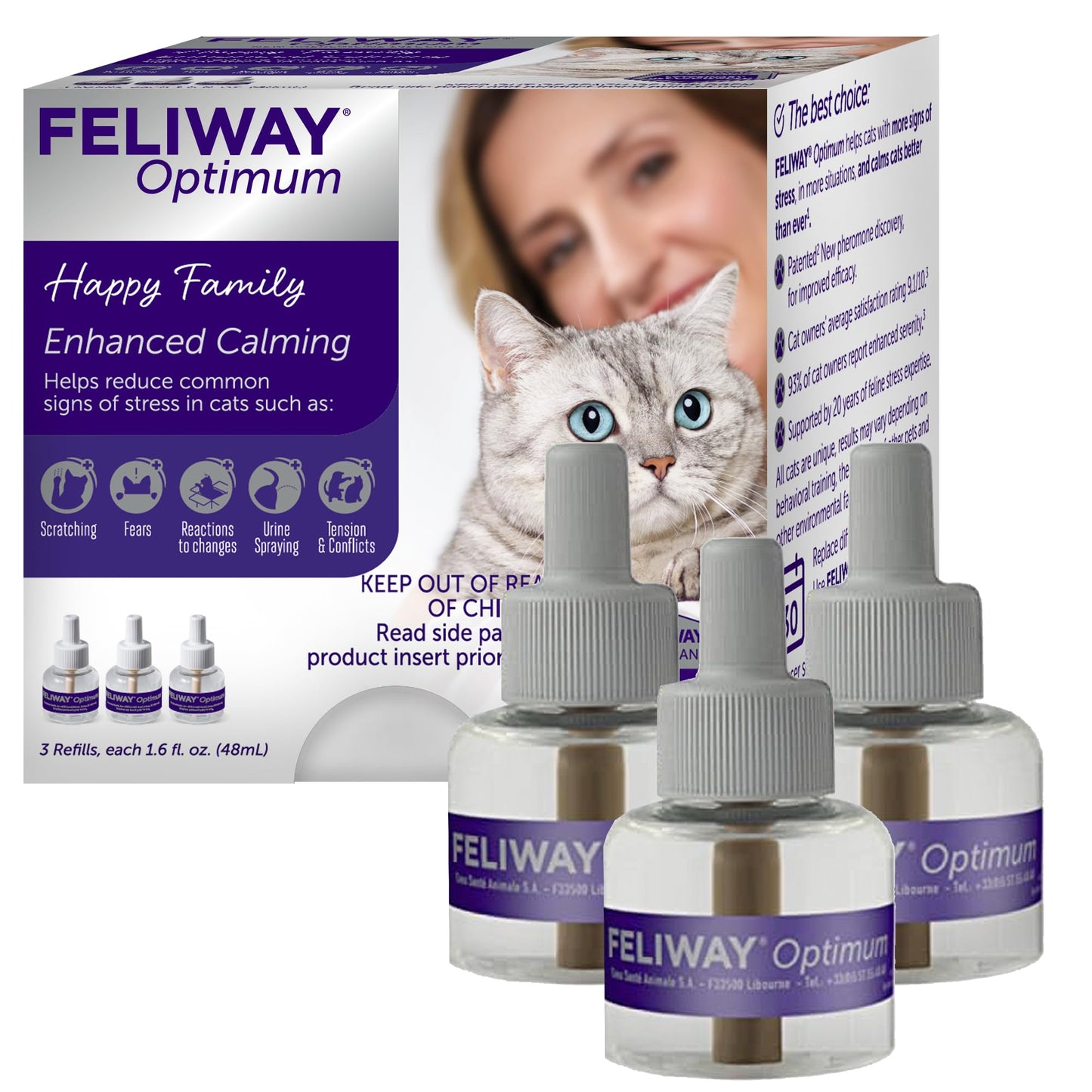 FELIWAY Cat Calming Refills 3-Pack