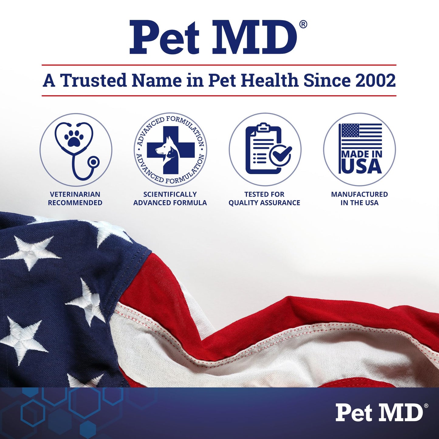 Pet MD Dog Ear Wipes - 100 Count