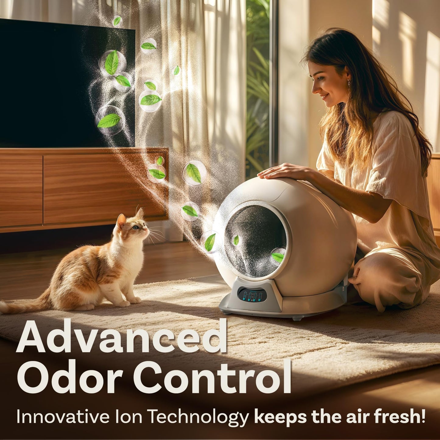 Smart Self-Cleaning Cat Litter Box