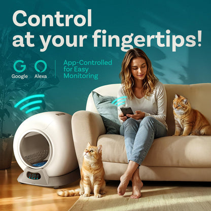 Smart Self-Cleaning Cat Litter Box