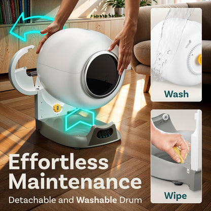 Smart Self-Cleaning Cat Litter Box