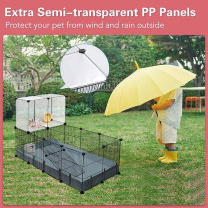 41-Panel Pet Playpen Cage