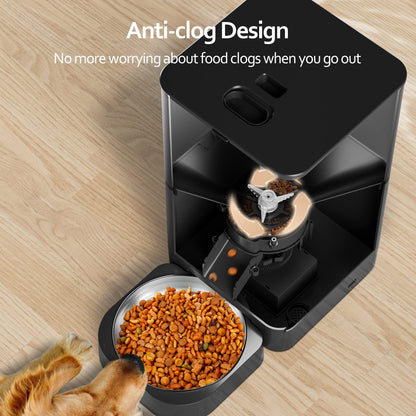 Auto Cat & Dog Feeder with Timer & Voice