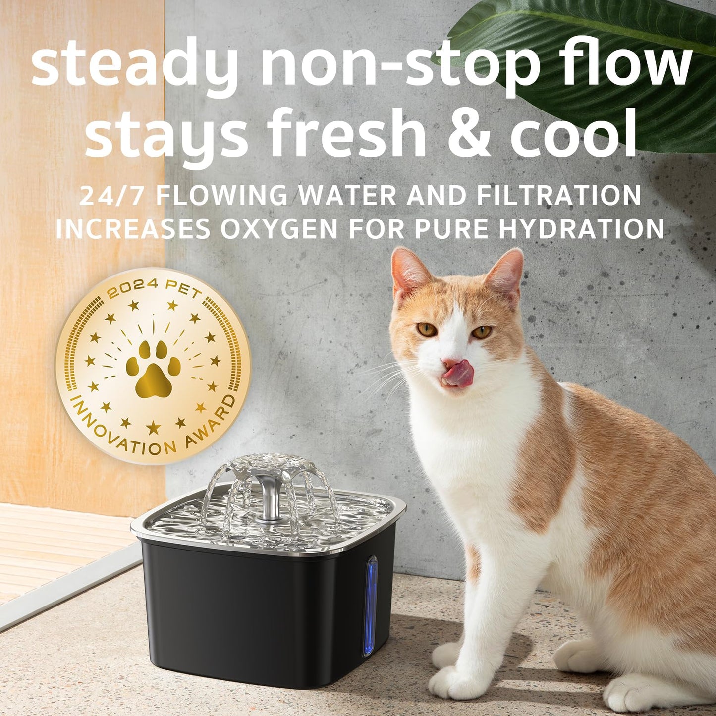 \ SVeken 95oz Pet Water Fountain