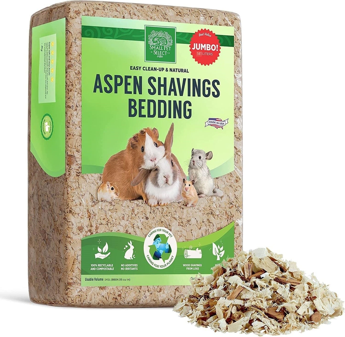Aspen Pet Bedding Jumbo 141L