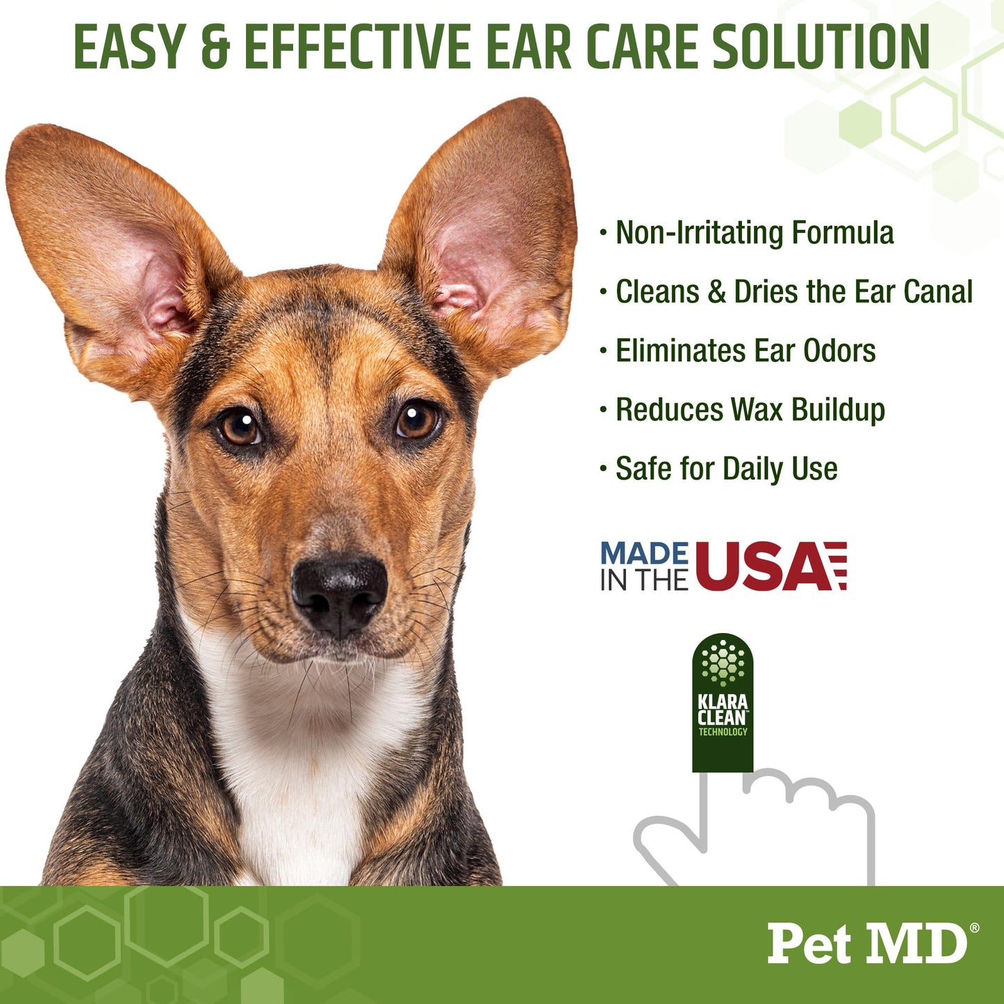 Pet MD Dog Ear Wipes - 100 Count