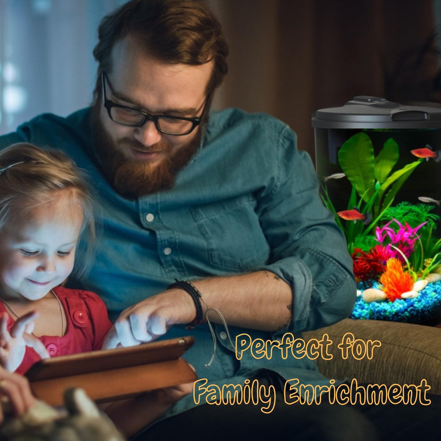 AquaView 360 6-Gal Fish Tank Kit