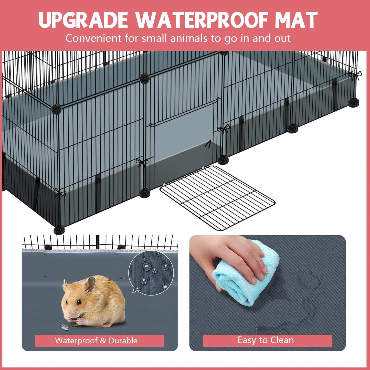 41-Panel Pet Playpen Cage