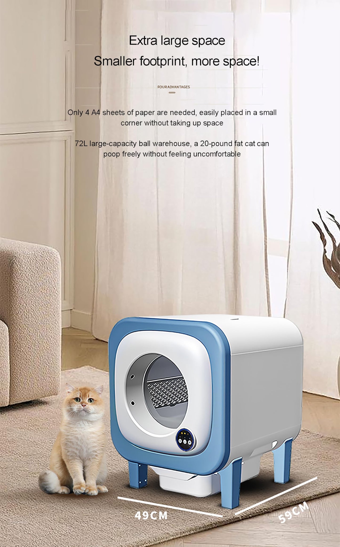 Smart Auto Cat Litter Box