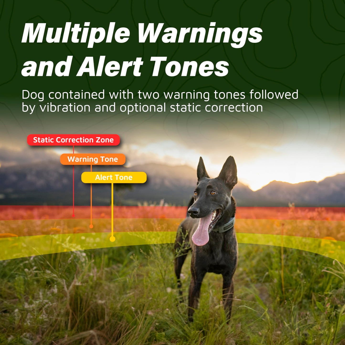 SpotOn GPS Wireless Dog Fence Collar, Accurate & Reliable, Unlimited Fences, Extended Battery Life Mode, No Subscription, Built in USA, Omni Collar Model, Large Dog Breed Neck Size 19"-26"