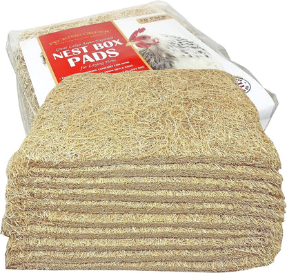Chicken Nest Box Pads 13x13 (10-Pack)